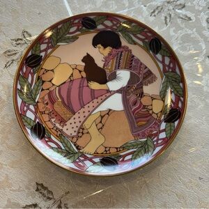 Villeroy & Bosch child of Mexico, UNICEF plates limited edition vintage 1980s